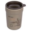Kopp med lokk Coffee first 320ml Brun