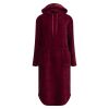 Fleece hoodie Yara Rhododenron