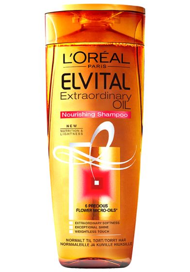 L'Oreal Paris Elvital Extraord Oil Shampoo normalt hår
