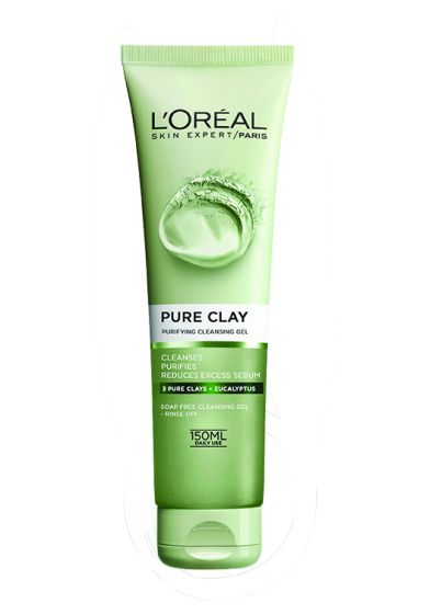 L'Oreal Paris Clay Wash Green Cleansing Gel purifying