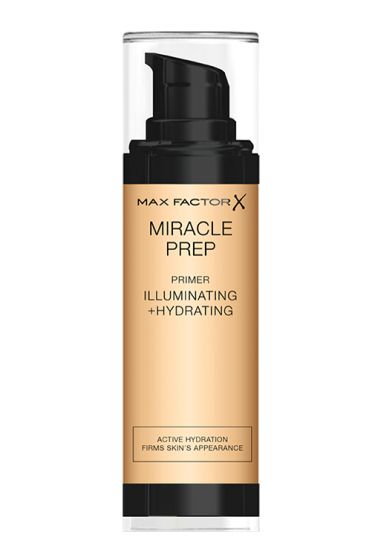 Max Factor Miracle Prep Primer Illuminating and Hydrating light coverage