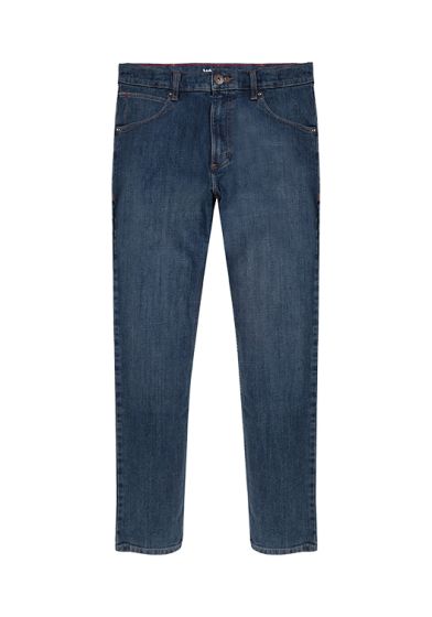 Wrangler Red Kabel regular jeans blå