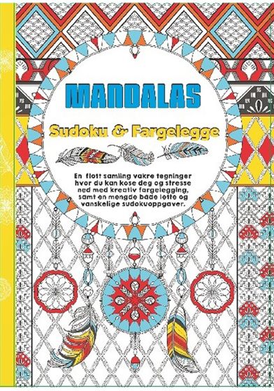Mandalas - sudoku & fargelegge original