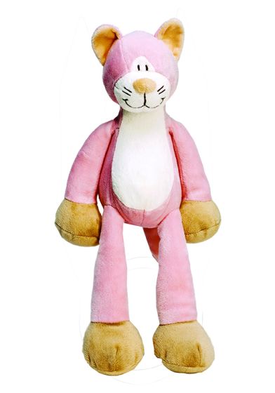 Teddykompaniet Diinglisar kosedyr katt rosa