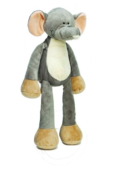 Teddykompaniet Diinglisar kosedyr elefant grå
