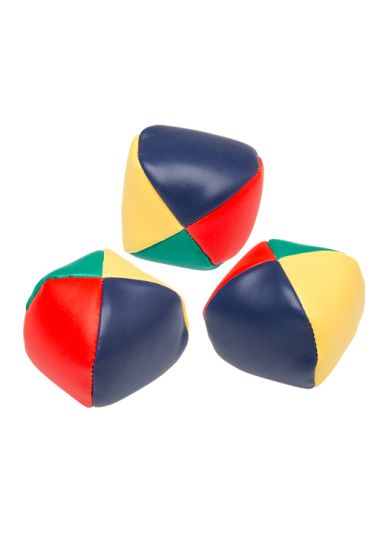 Sjongleringsballer 3pk gul/rød/blå/grønn