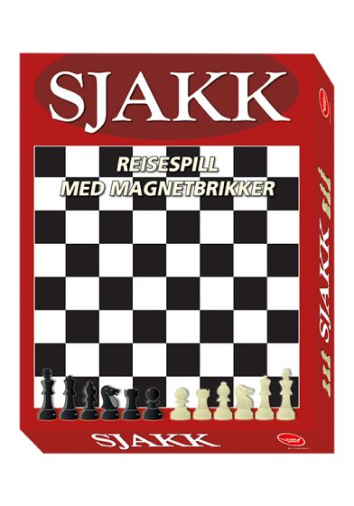 Damm Egmont sjakk reisespill standard