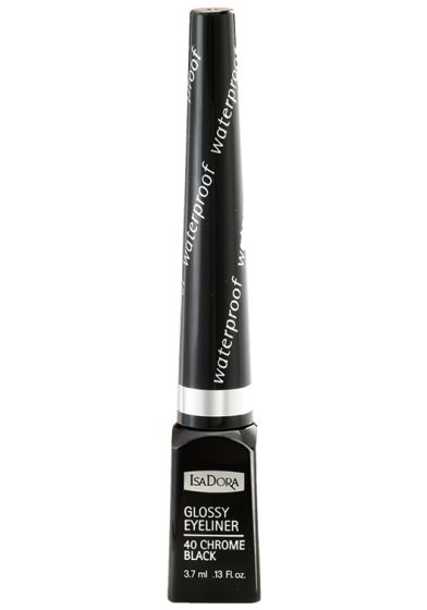 IsaDora Glossy Eyeliner Chrome Black 40 chrome black