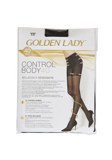 Golden Lady Control Body Strømpebukse 40 Denier sort