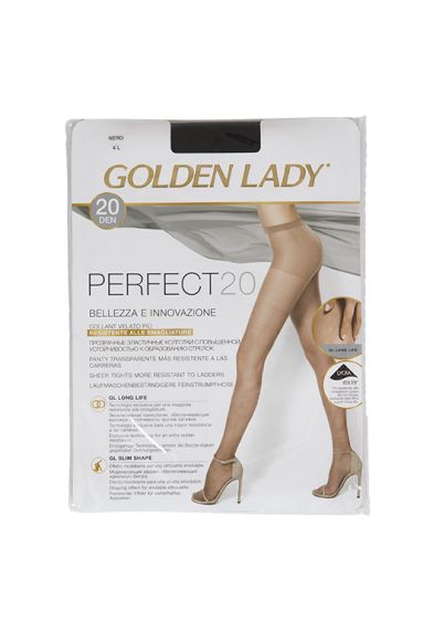 Golden Lady perfect strømpebukse 20 denier sort