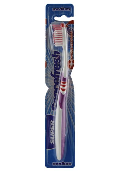 Sencefresh tannbørste Super Clean Medium medium