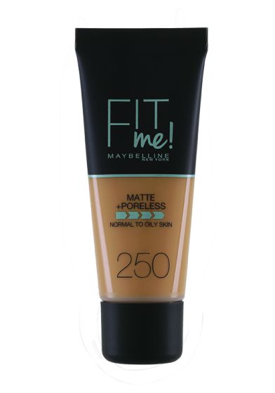 Maybelline Fit Me Matte & Poreless Foundation 250 sun beige