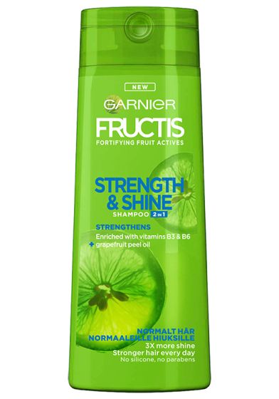 Garnier Fructis Strenght & Shine Shampoo normalt hår