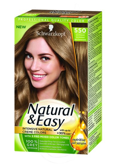 Schwarzkopf Natural & Easy hårfarge 550 satin darkblond