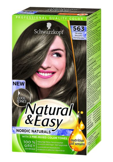 Schwarzkopf Natural & Easy hårfarge 563 nude light blonde
