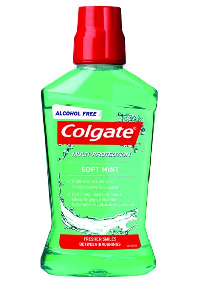 Colgate munnskyll plax grønn 500ml soft mint