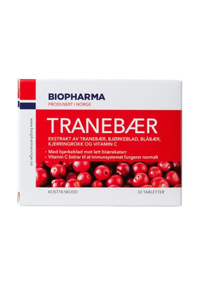 Biopharma Tranebær med Bjørkeblad original