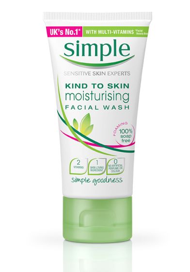 Simple Moist Foaming facial wash original