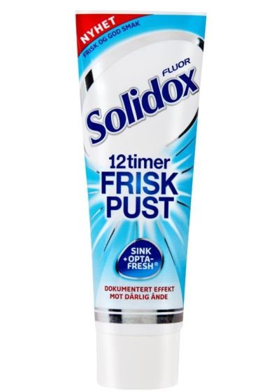 Solidox 12 timer frisk pust tannkrem original