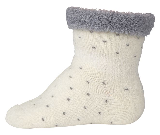 Safa Fluffy sokker ullhvit
