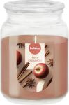 True Scents duftelys i glass 13,5x10cm Eple og kanel