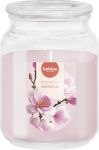 True Scents duftelys i glass 13,5x10cm Magnolia