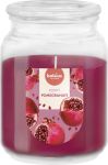 True Scents duftelys i glass 13,5x10cm Granateple