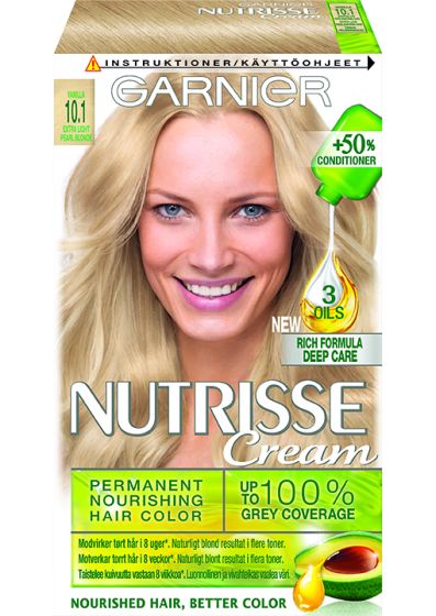 Garnier Nutrisse hårfarge 10.01 natural light blond