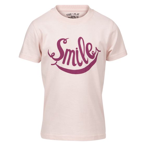 T-skjorte med tekstprint rosa