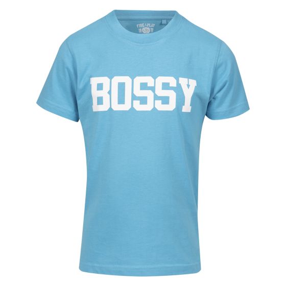 Fireplay T-skjorte med tekstprint blå