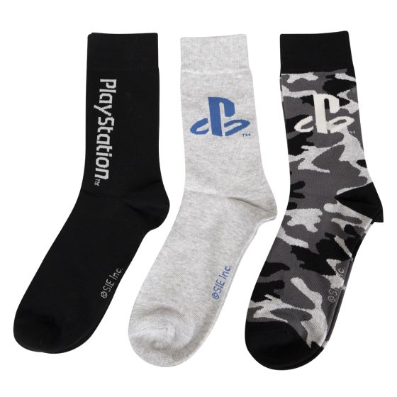 Playstation 3pk sokker sort
