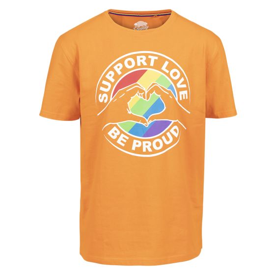 Kjærlighet T-skjorte oransje