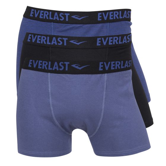 Everlast 3- pk boxer blå-sort
