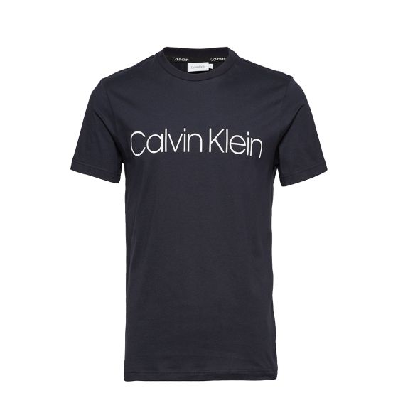 Calvin Klein Cotton front logo t-shirt svart