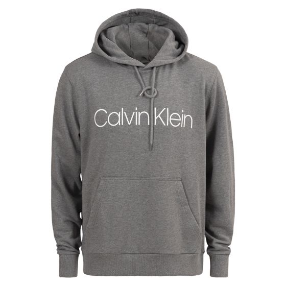 Calvin Klein hettegenser gråmelert.