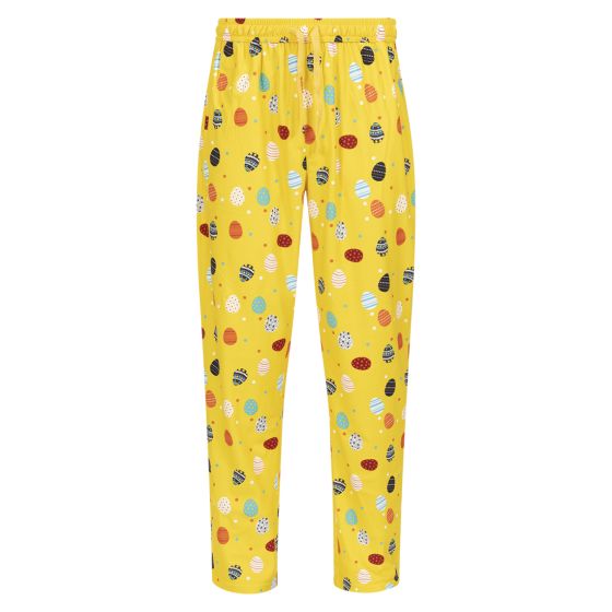 Pyjamasbukse Påske gul.