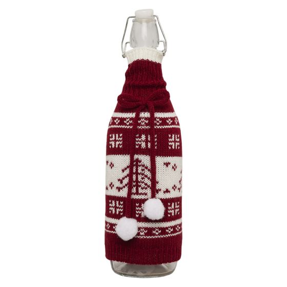 Cozy flaskedekor juletre.