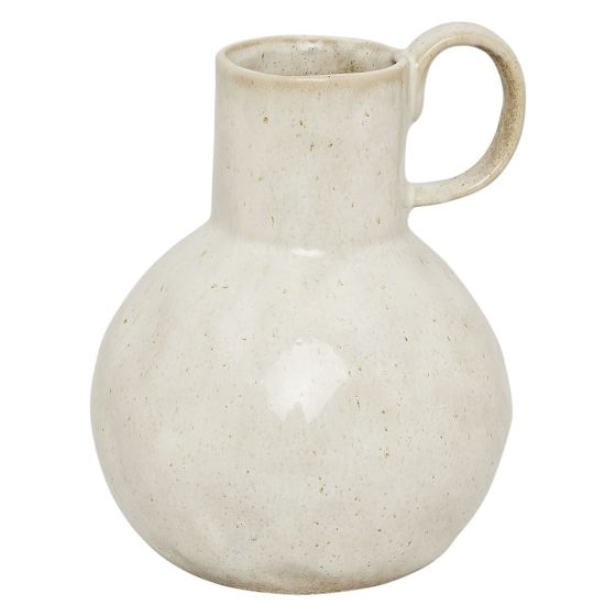 Sara vase i keramikk grå