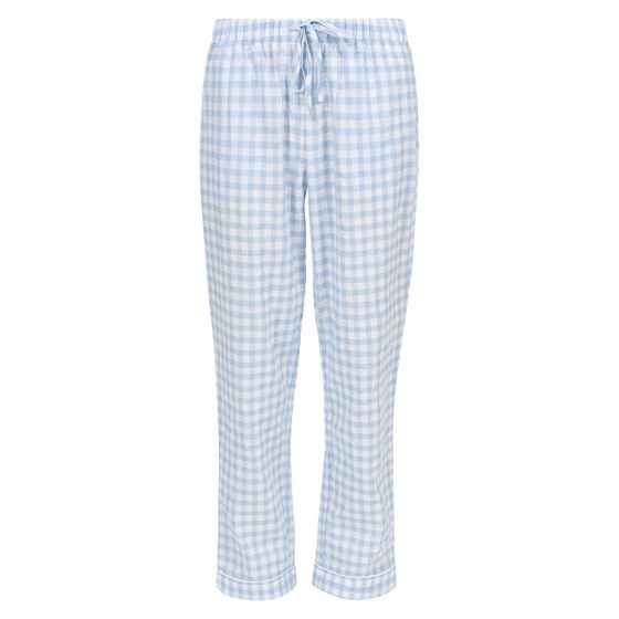 Nightwear Pyjamasbukse rutet Anna blå/hvit.