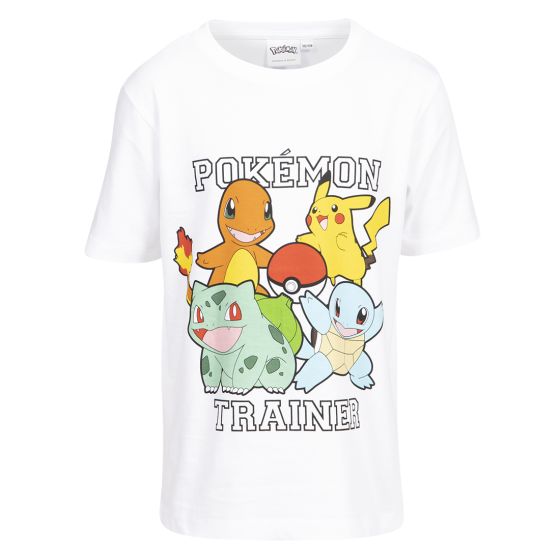 Pokemon T-skjorte hvit