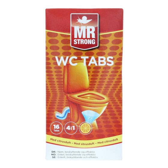 MR Strong WC tabs Citrus 16 x 25g