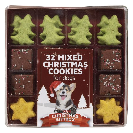 Faunakram Mixed Christmas Cookies Giftbox ingen