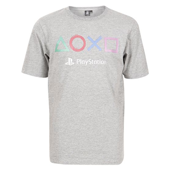 Playstation t-skjorte gråmelert