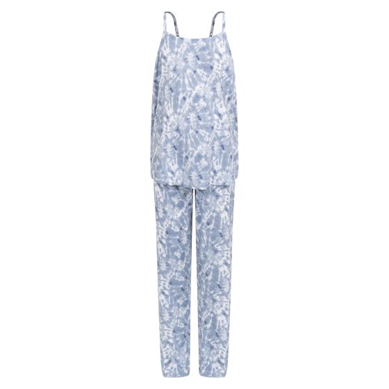 Pyjamas sett tie dye  Mina Blå-hvit