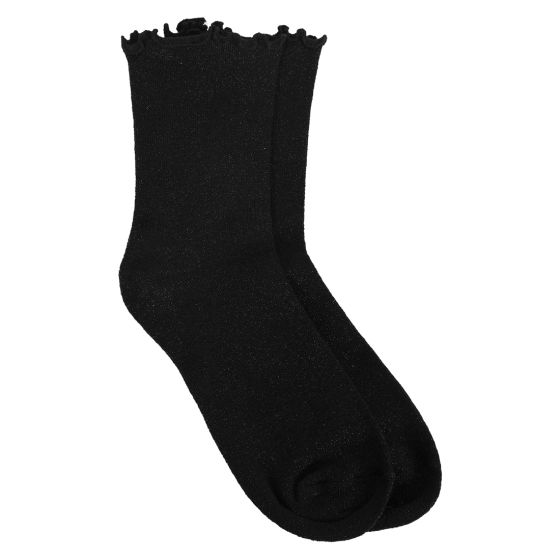 Glitter sokker sort