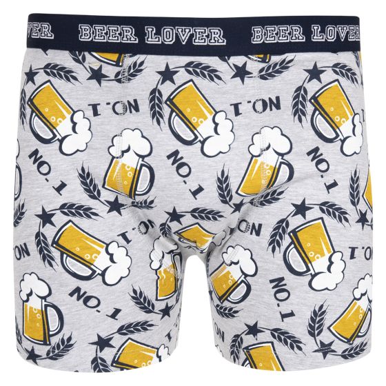 Beer Lover Helge Boxer grå