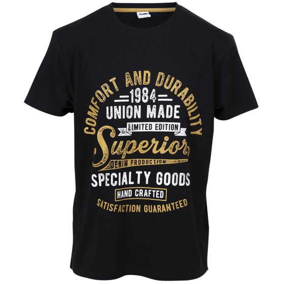 Colton t - shirt 1984 UNION MADE sort