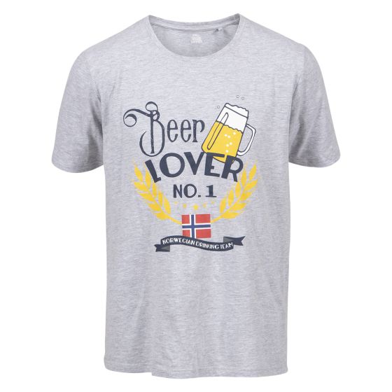 Beer Lover Tim T-shirt grå