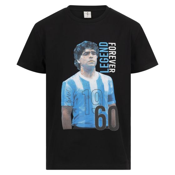 Maradona t-shirt Sort