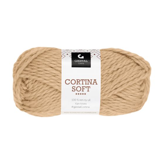 Gjestal Cortina Soft garnnøste 758-kremgul